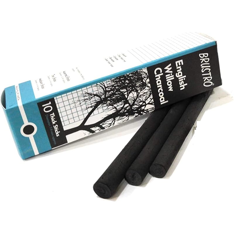 Brustro English Willow Charcoal Thick 10 Sticks | Ideal For Portrait Art, Sketching, Shading, Blending, Drawing, Craft, Thick чёрный
Brustro English Willow Charcoal Thick 10 Sticks | Ideal For Portrait Art, Sketching, Shading, Blending, Drawing, Craft, Thick чёрный