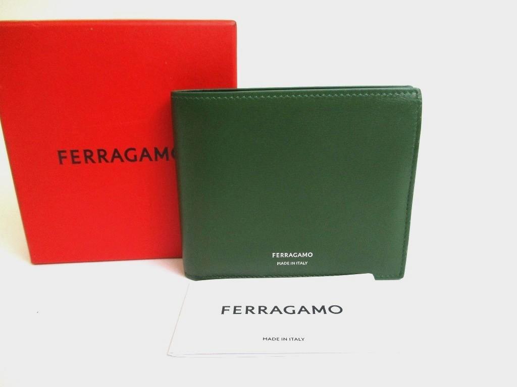 Authentic Salvatore Ferragamo Logo Green and Black Leather Bifold Wallet #a638 Refurbished
Authentic Salvatore Ferragamo Logo Green and Black Leather Bifold Wallet #a638 Refurbished