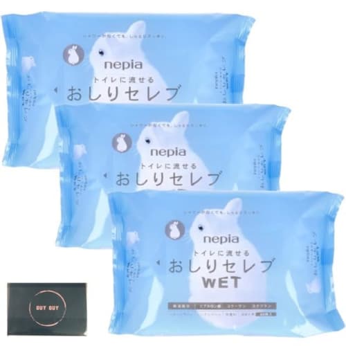 Oshiri Celeb Nepia Flushable Wet Toilet Refill (60 sheets x 3 sets) Original Tissues
Oshiri Celeb Nepia Flushable Wet Toilet Refill (60 sheets x 3 sets) Original Tissues