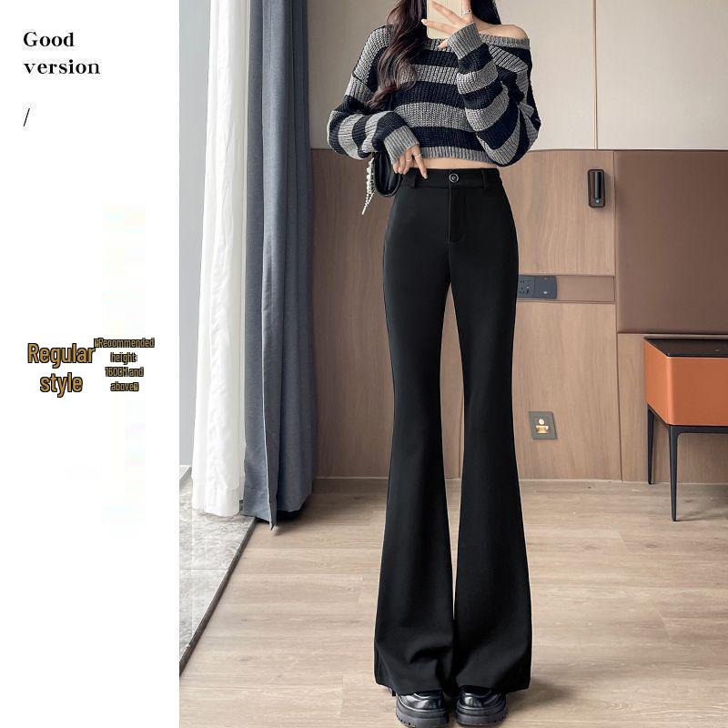 Women s High-Waisted Slimming Micro-Flare Pants for Petite Women - New 2026 Spring/Autumn Collection L (for 55-60kg)
Women s High-Waisted Slimming Micro-Flare Pants for Petite Women - New 2026 Spring/Autumn Collection L (for 55-60kg)