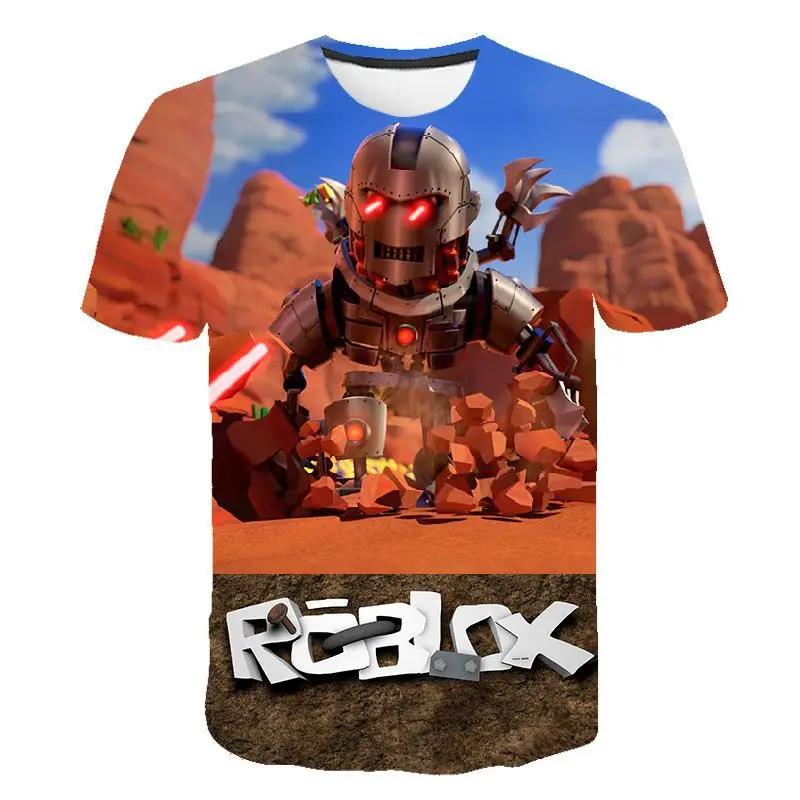 2025 Roblox Дитяча футболка для хлопчиків Ігрова Спортивна футболка Дитячий Мультяшний Топ з коротким рукавом 3D-принт Повсякденний Вуличний Одяг Хараджуку 160
2025 Roblox Дитяча футболка для хлопчиків Ігрова Спортивна футболка Дитячий Мультяшний Топ з коротким рукавом 3D-принт Повсякденний Вуличний Одяг Хараджуку 160