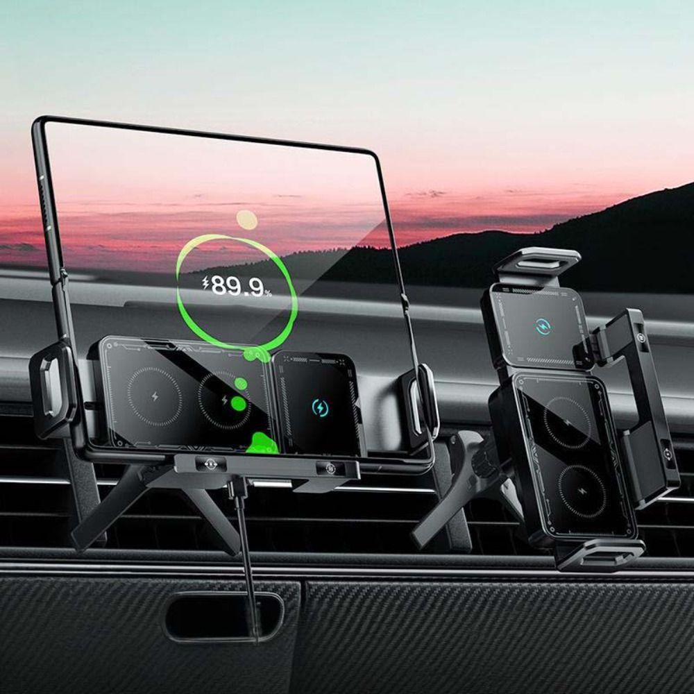 Automatic Rotating Mobile Phone Holder 360° Rotation Wireless Charging Stand for Samsung/iPhone
Automatic Rotating Mobile Phone Holder 360° Rotation Wireless Charging Stand for Samsung/iPhone