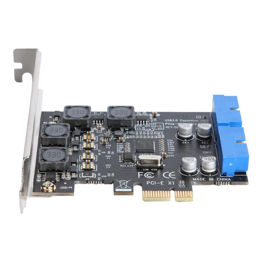 PCIE PCI express to Dual 19/20-pin usb 3.0 PCI-E x1 to 2 ports 19/20-pin USB 3.0 connector
PCIE PCI express to Dual 19/20-pin usb 3.0 PCI-E x1 to 2 ports 19/20-pin USB 3.0 connector