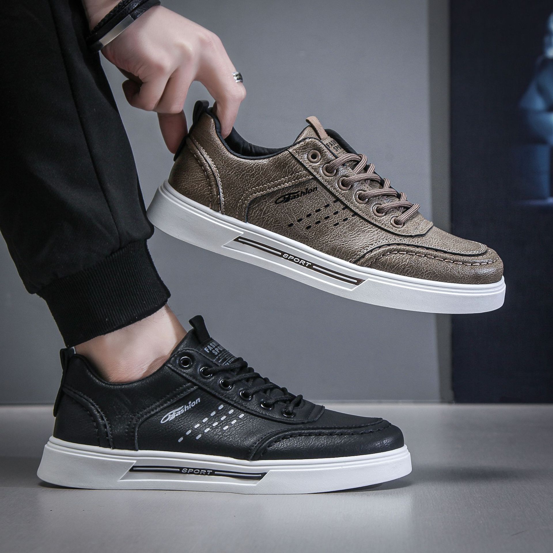 Customized little white shoes, new shoes, men s trendy summer men s black casual spring Korean version of trendy versatile board shoes 45
Customized little white shoes, new shoes, men s trendy summer men s black casual spring Korean version of trendy versatile board shoes 45