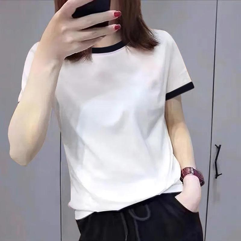 Summer Color-Block Hong Kong-Style Cotton Tee: Trendy, Age-Defying, Short-Sleeve Women’s Top with European Flair. XL зелёный
Summer Color-Block Hong Kong-Style Cotton Tee: Trendy, Age-Defying, Short-Sleeve Women’s Top with European Flair. XL зелёный