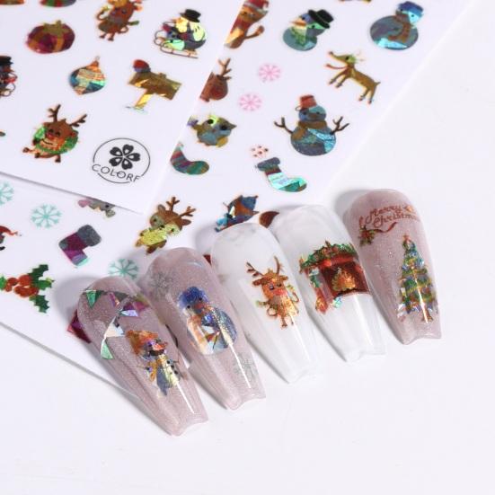 12 Sheets Christmas Gingerbread Nails Stickers Festive Snowman Santa Claus Elk Snowflake Nail Decals
12 Sheets Christmas Gingerbread Nails Stickers Festive Snowman Santa Claus Elk Snowflake Nail Decals