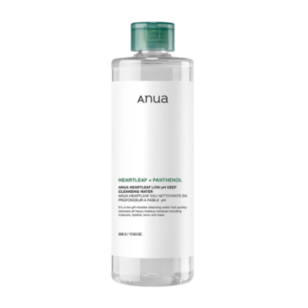 ANUA Heartleaf 87 Deep Cleansing Water 500g | Low-pH Micellar Cleanser for Sensitive Skin
ANUA Heartleaf 87 Deep Cleansing Water 500g | Low-pH Micellar Cleanser for Sensitive Skin
