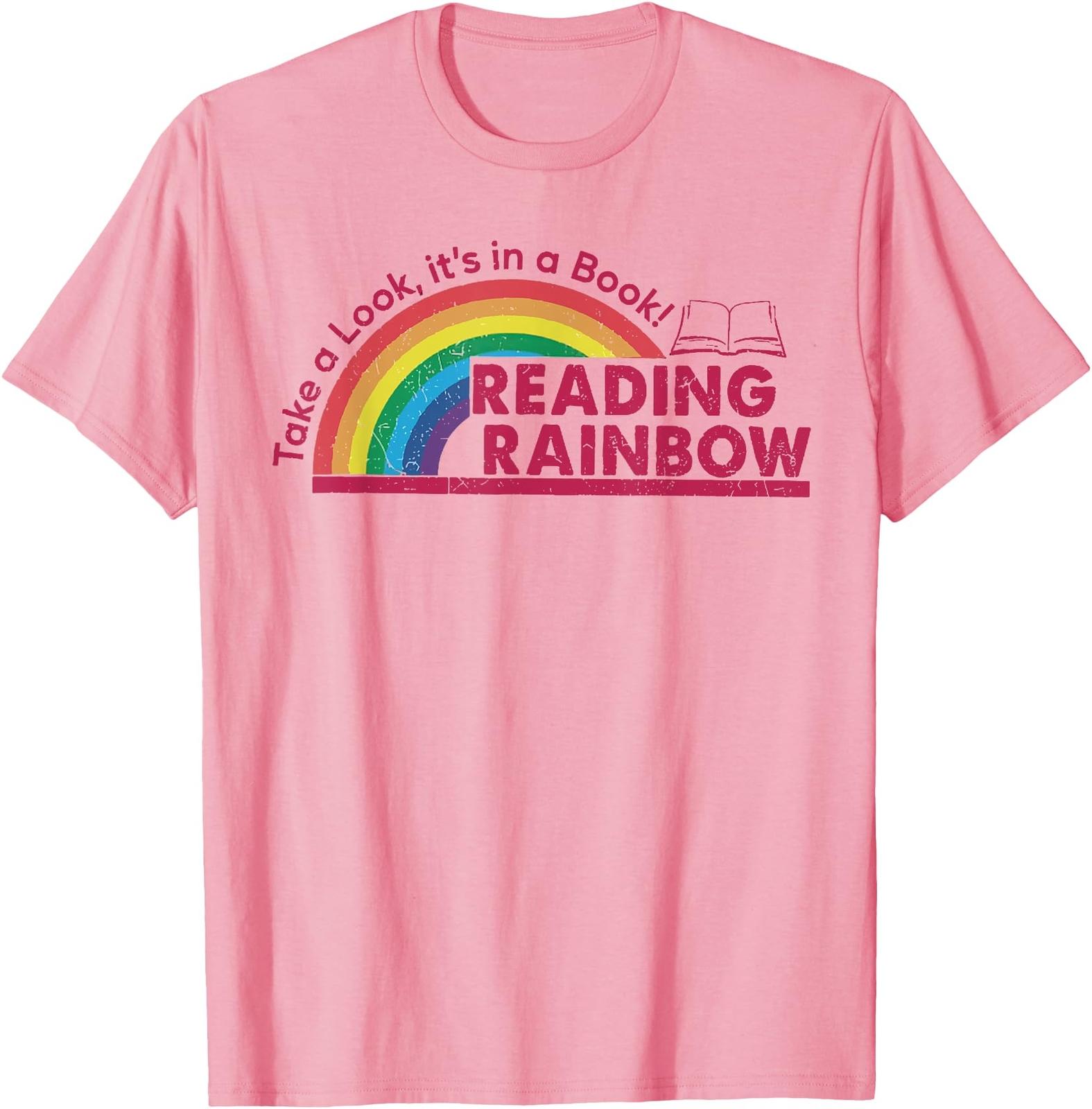 Take A Look Its in A Book Reading Book Vintage Rainbow TShirt Woman Man Summer Fashion Casual Cotton Graphic T Shirts Vintage S
Take A Look Its in A Book Reading Book Vintage Rainbow TShirt Woman Man Summer Fashion Casual Cotton Graphic T Shirts Vintage S