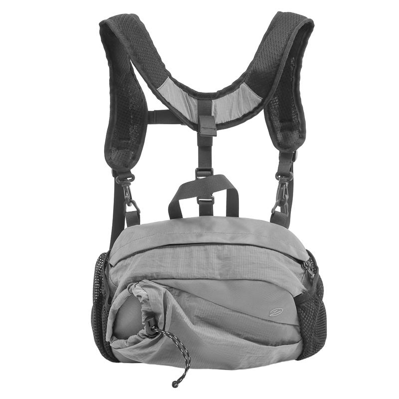 Сумка для альпинизма для активного отдыха, мужская дорожная сумка через плечо, женская нагрудная сумка, многофункциональная поясная сумка серый