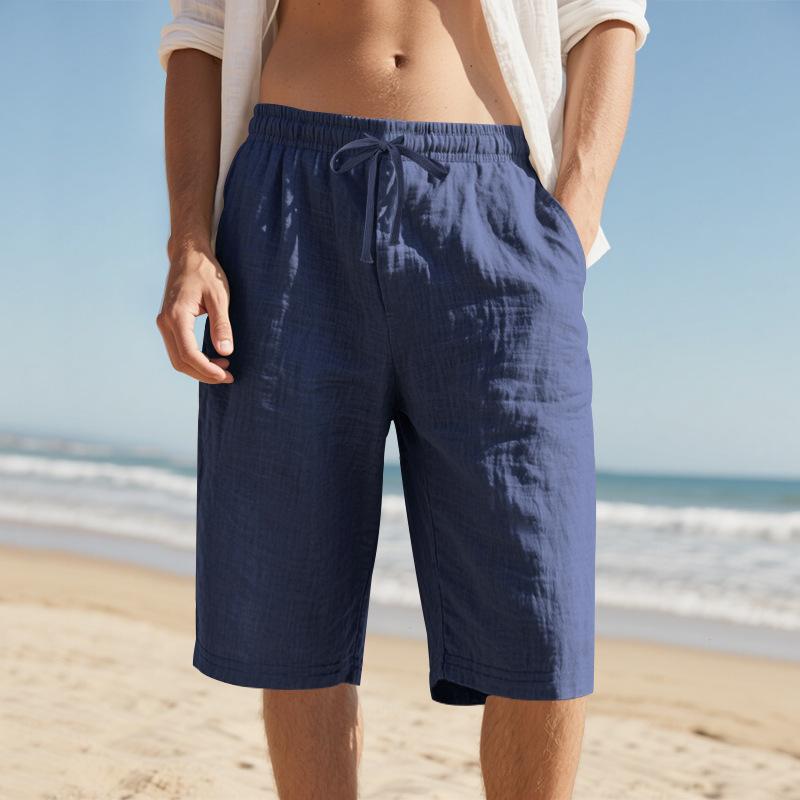 Linen Shorts Drawstring Solid Color Breathable Daily Beach Casual Shorts for Men Shorts S темно-синього кольору
Linen Shorts Drawstring Solid Color Breathable Daily Beach Casual Shorts for Men Shorts S темно-синього кольору