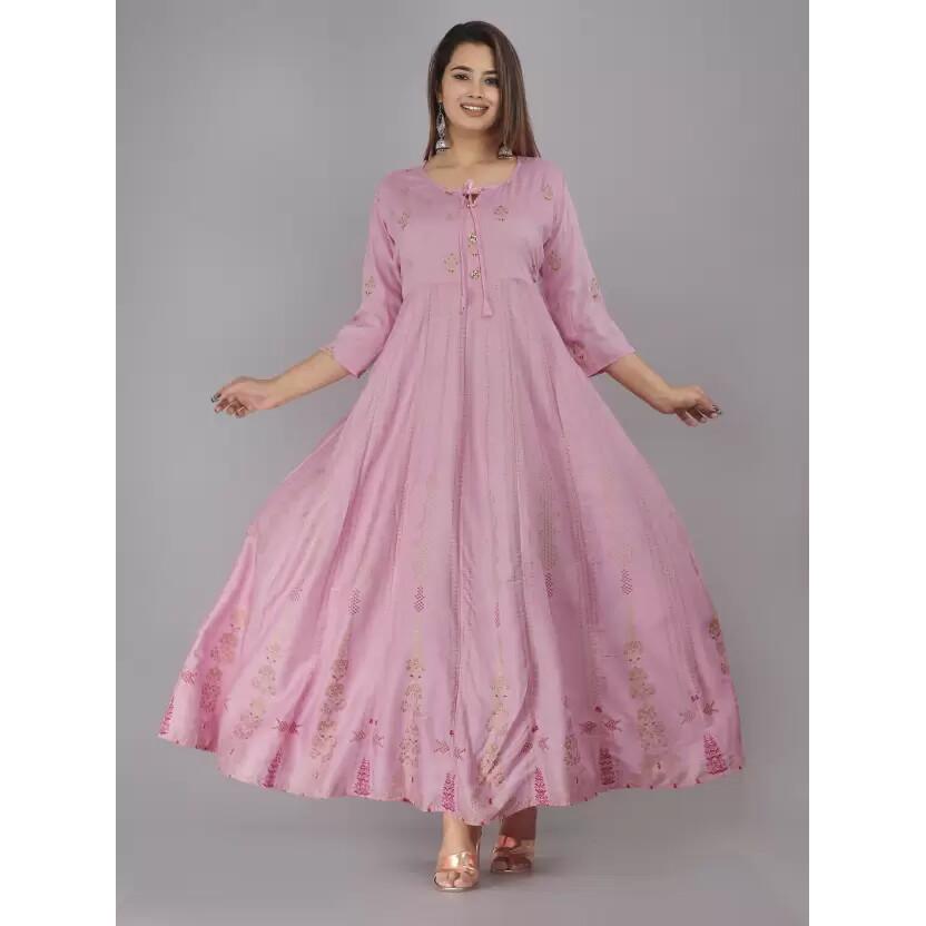 Женское дизайнерское платье Anarkali из искусственного шелка, индийское платье-курти с принтом в стиле Болливуда SC-2135 M-38
Женское дизайнерское платье Anarkali из искусственного шелка, индийское платье-курти с принтом в стиле Болливуда SC-2135 M-38