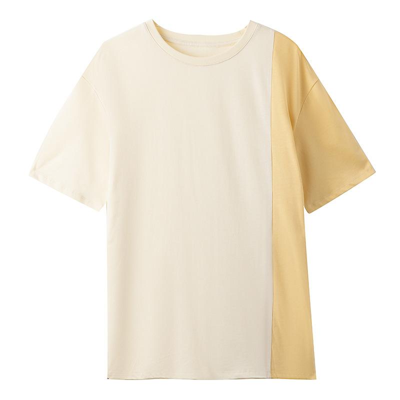 Round Neck Loose Bottoming Top Women S Outer Wear Summer Short-Sleeved T-Shirt XXL білий
Round Neck Loose Bottoming Top Women S Outer Wear Summer Short-Sleeved T-Shirt XXL білий