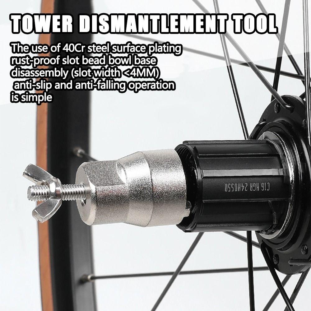 Portable Bicycle Tower Base Tool Silver Bicycle Repair Tool Bicycle Hub Installer Bike Accessories срібний
Portable Bicycle Tower Base Tool Silver Bicycle Repair Tool Bicycle Hub Installer Bike Accessories срібний