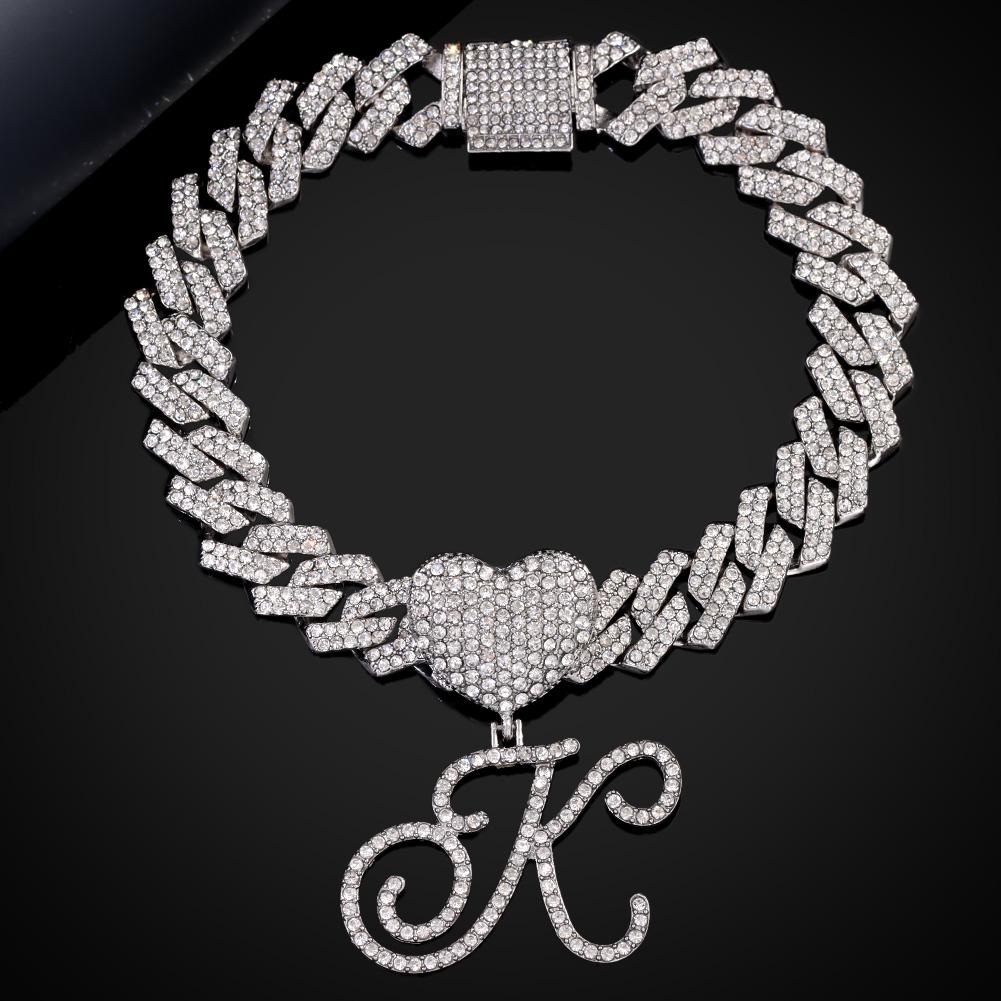 Iced Out Crystal A-Z Cursive Letter Anklet For Women Hiphop Punk 14MM Prong Cuban Link Ankle Chain Beach Anklet Bracelet Jewelry
Iced Out Crystal A-Z Cursive Letter Anklet For Women Hiphop Punk 14MM Prong Cuban Link Ankle Chain Beach Anklet Bracelet Jewelry