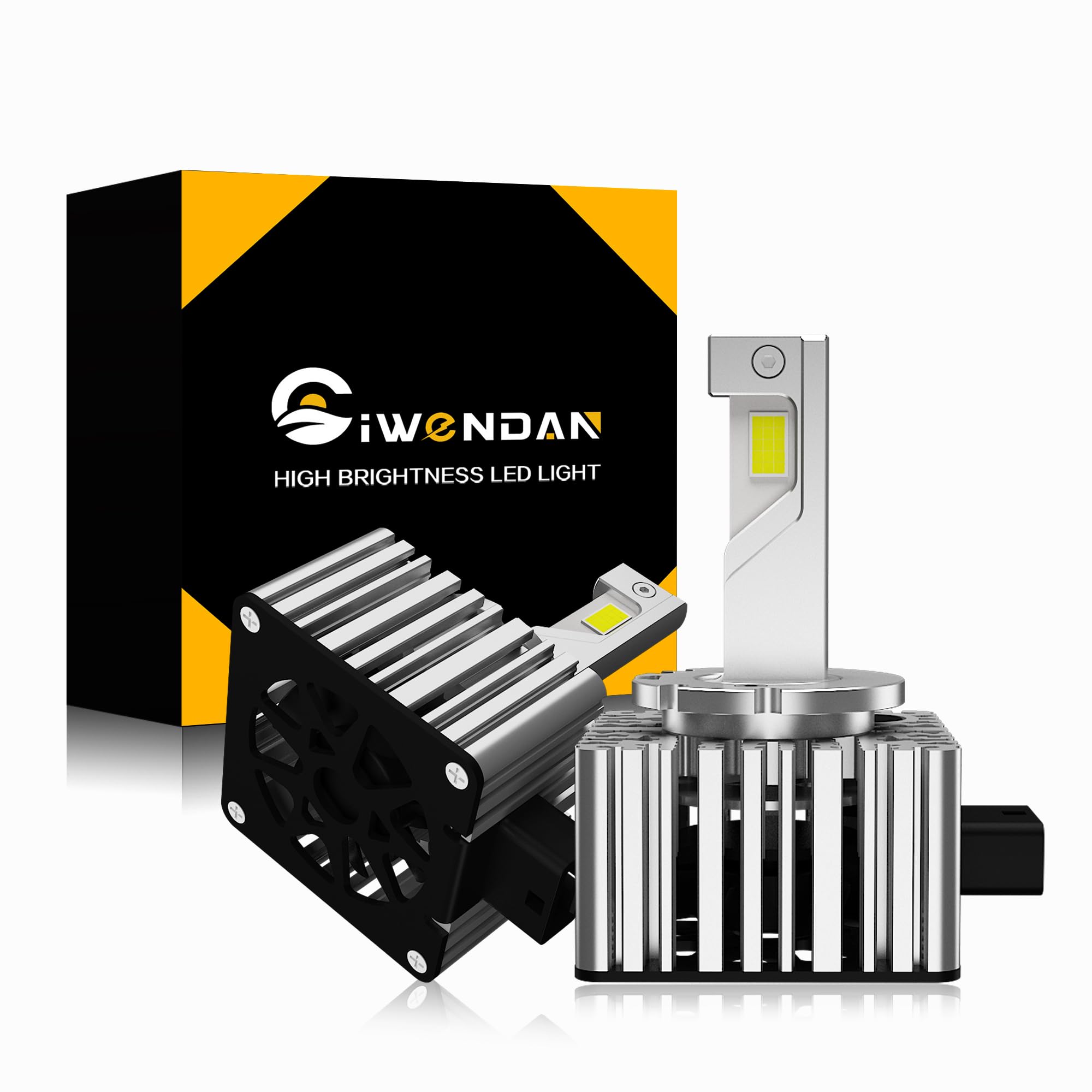 CIWENDAN D1S LED White 12V High 35W OEM HID Adaptive Compatible with OEM HID Compatible with Imported and Domestic Set of 2 and Headlights, Wire-Free,
CIWENDAN D1S LED White 12V High 35W OEM HID Adaptive Compatible with OEM HID Compatible with Imported and Domestic Set of 2 and Headlights, Wire-Free,