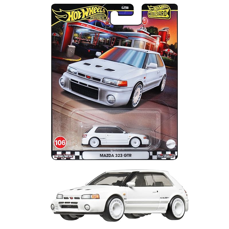 Hot Wheels Wheels) boulevard mazda 323 GTR vehicle toys mini car From 3 years old white HRT59
Hot Wheels Wheels) boulevard mazda 323 GTR vehicle toys mini car From 3 years old white HRT59