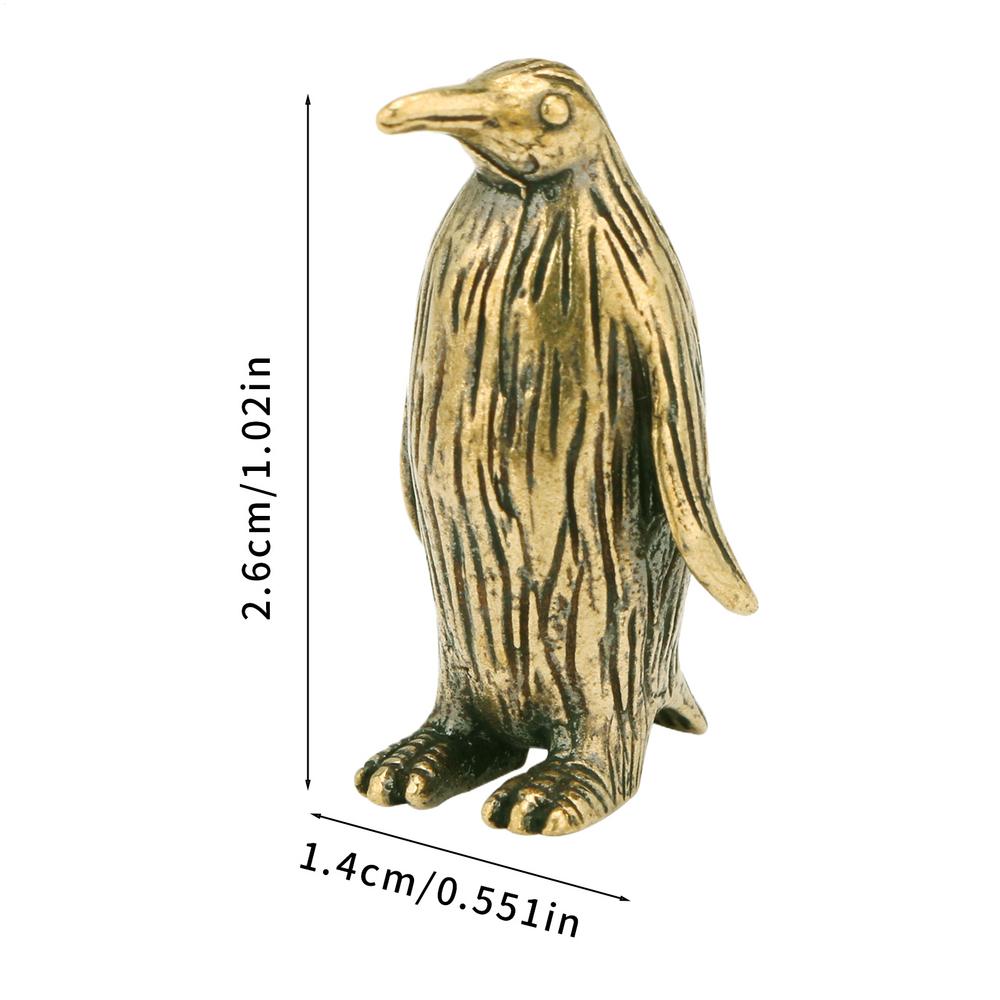 Brass Penguin Figurine Vintage Lovely Mini Brass Art Little Penguins Statue Art Piece for Living Room Home Bookshelf Bedroom
Brass Penguin Figurine Vintage Lovely Mini Brass Art Little Penguins Statue Art Piece for Living Room Home Bookshelf Bedroom