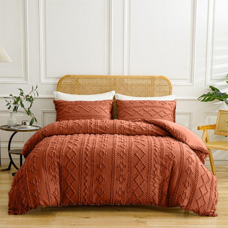 All Seasons 2/3pcs Tufted Beige Duvet Cover Full/Queen/King Size Boho Tufted Microfiber Bedding Set for Home Wedding Decoration 135x200cm 2pcs
All Seasons 2/3pcs Tufted Beige Duvet Cover Full/Queen/King Size Boho Tufted Microfiber Bedding Set for Home Wedding Decoration 135x200cm 2pcs