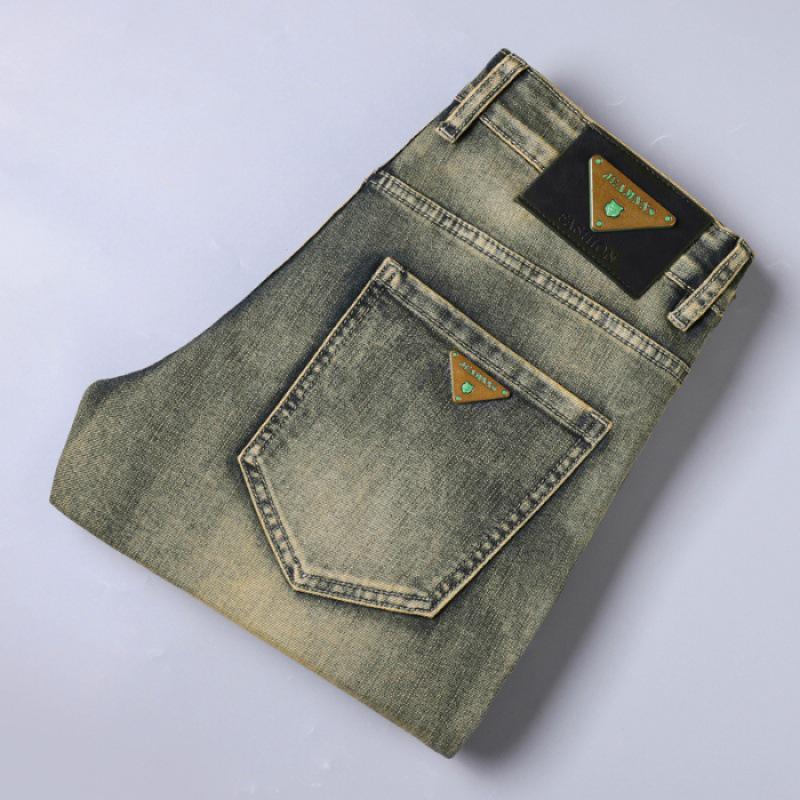 Винтажные узкие бронзовые джинсы для мужчин - ретро и универсальные толстые длинные брюки для осени/зимы 33 (Waist 26) бронзовый
Винтажные узкие бронзовые джинсы для мужчин - ретро и универсальные толстые длинные брюки для осени/зимы 33 (Waist 26) бронзовый