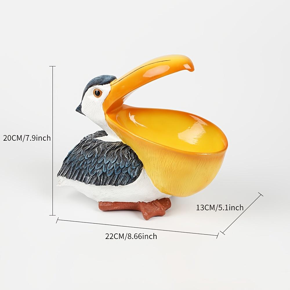 Реалистичная фигурка пеликана для хранения на рабочем столе, Креативная фигурка для хранения, Коробка для хранения ключей, часов, закусок, конфет, Подходит для украшения гостиной Resin
Реалистичная фигурка пеликана для хранения на рабочем столе, Креативная фигурка для хранения, Коробка для хранения ключей, часов, закусок, конфет, Подходит для украшения гостиной Resin