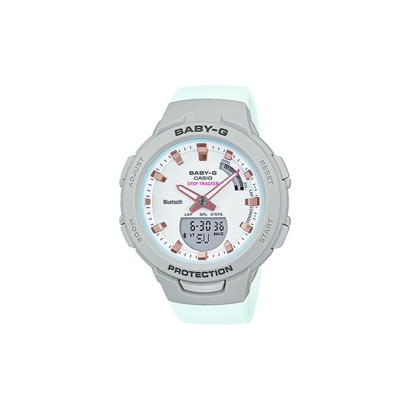 Casio CASIOBABY-G Series Baby-G Series Bluetooth Waterproof and Shockproof Movement Quartz Movement Resin Strap Japanese and Korean BSA-B100MC-8A серебряный
Casio CASIOBABY-G Series Baby-G Series Bluetooth Waterproof and Shockproof Movement Quartz Movement Resin Strap Japanese and Korean BSA-B100MC-8A серебряный