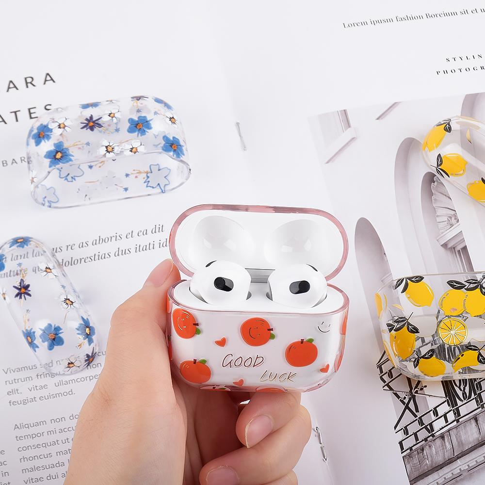 Fruit Flower Pattern Gold Stamping Hard PC Earphone Charging Box Protective Case Cover for Apple AirPods 3 F07
Fruit Flower Pattern Gold Stamping Hard PC Earphone Charging Box Protective Case Cover for Apple AirPods 3 F07