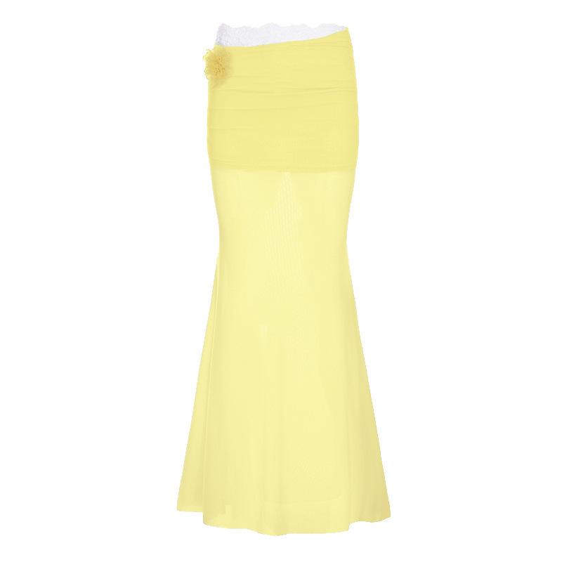 Sweet & Spicy 3D Floral Lace Mesh Bodycon Skirt - Summer 2025 Collection Medium жовтий
Sweet & Spicy 3D Floral Lace Mesh Bodycon Skirt - Summer 2025 Collection Medium жовтий