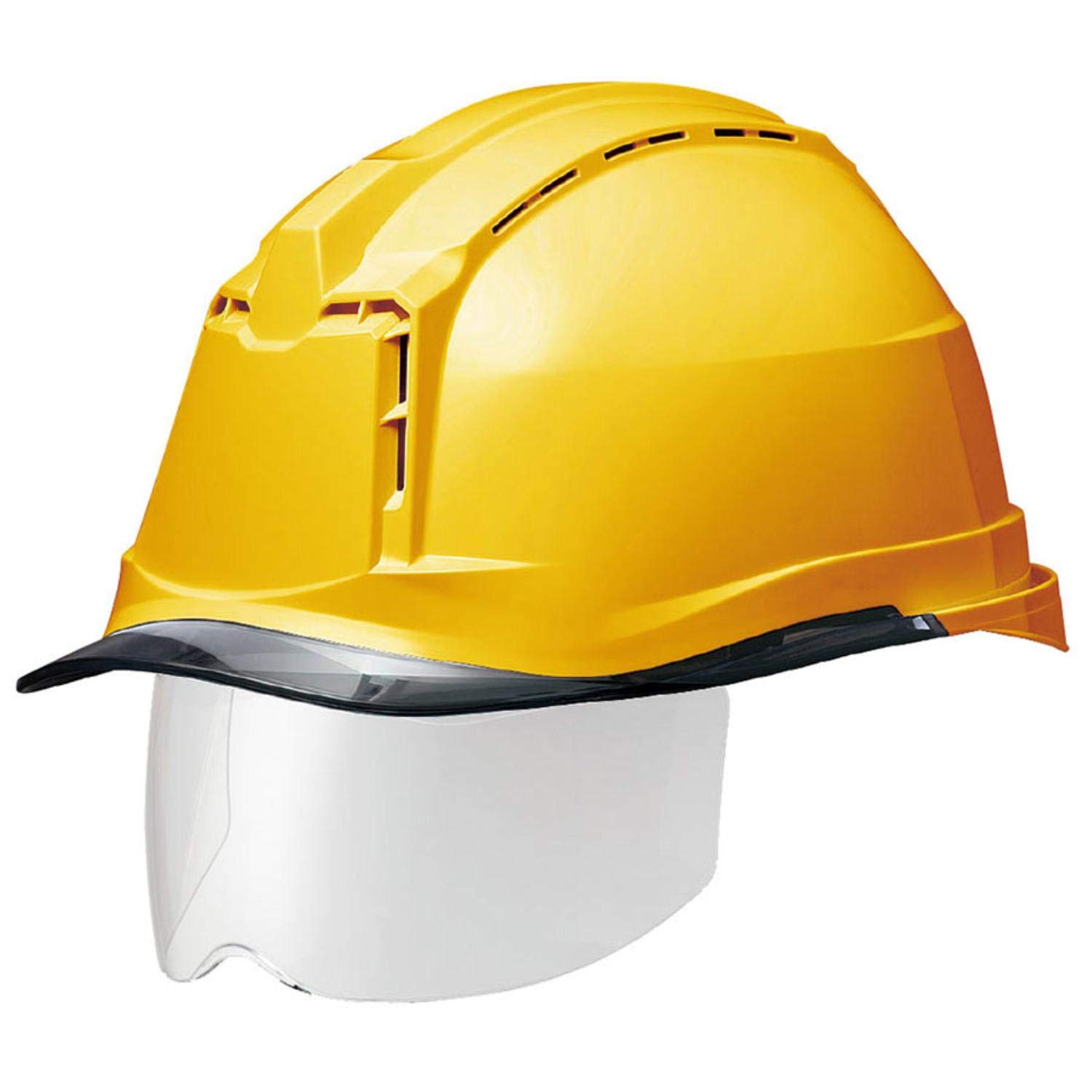 Midori Anzen Heat Shield Helmet for Work PC Shield Clear Ventilated SCH19PCLVS RA3 with KP Use, Face, Visor, ( Liner), Yellow/Smoke
Midori Anzen Heat Shield Helmet for Work PC Shield Clear Ventilated SCH19PCLVS RA3 with KP Use, Face, Visor, ( Liner), Yellow/Smoke