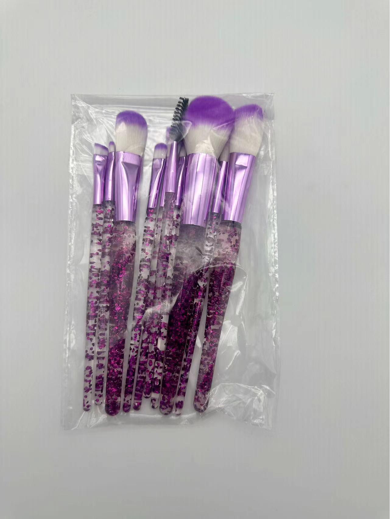 Onion Powder Glitter Handle Makeup Brushes: 10-Piece Set for Eyeshadow & Concealer
Onion Powder Glitter Handle Makeup Brushes: 10-Piece Set for Eyeshadow & Concealer