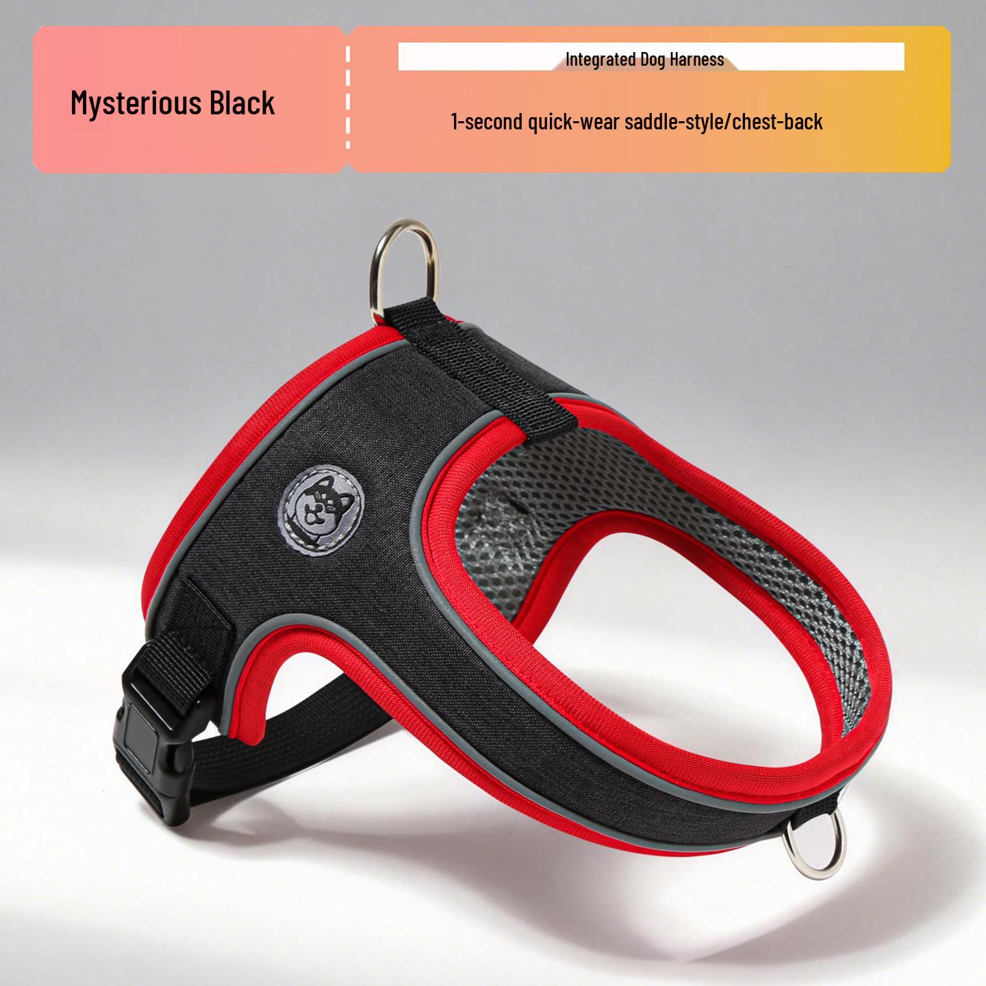 Saddle-Style Dog Leash and Vest Harness for Small and Medium Breeds XS (Chest 28-34cm, 2-5 lbs)
Saddle-Style Dog Leash and Vest Harness for Small and Medium Breeds XS (Chest 28-34cm, 2-5 lbs)
