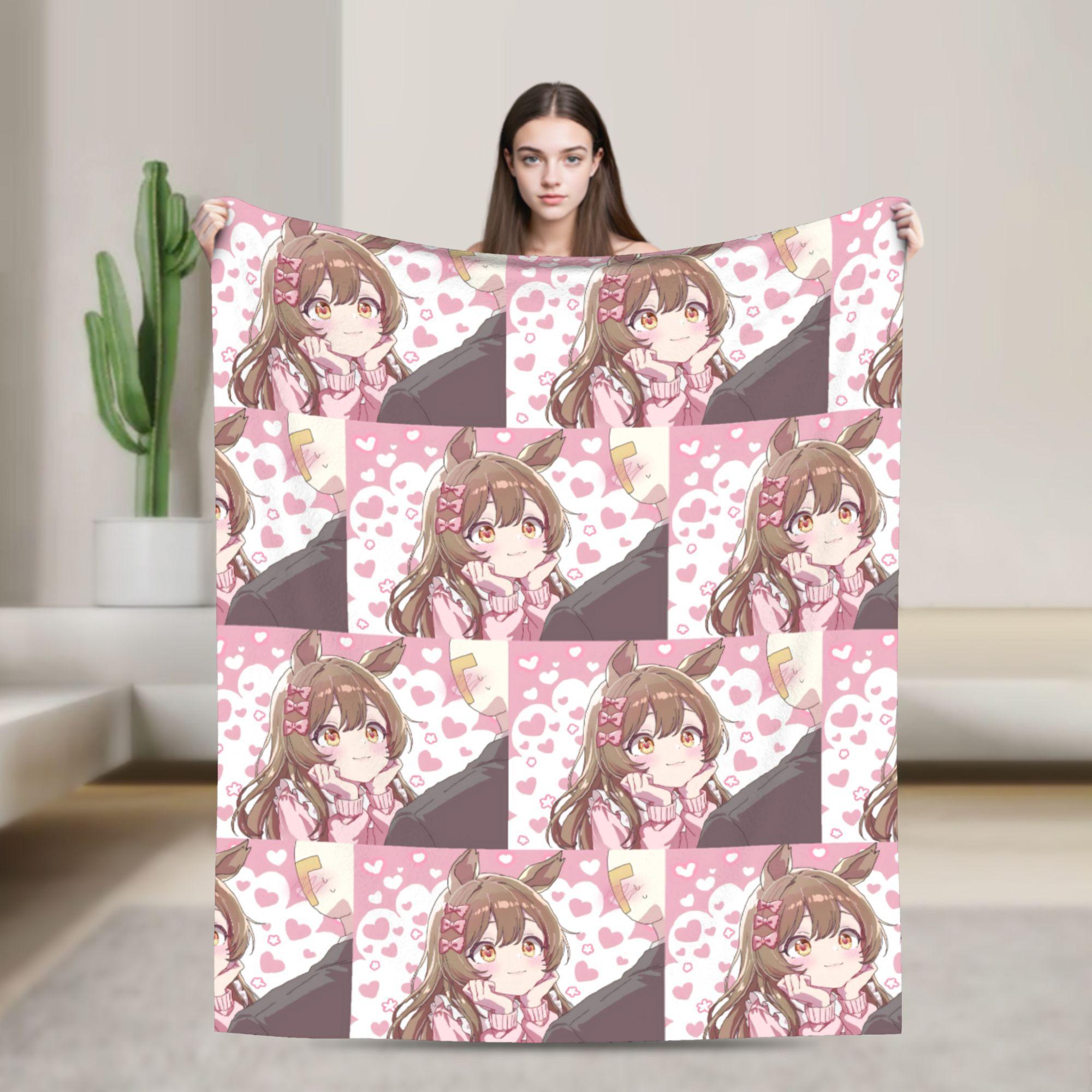 Umamusume Pretty Derby Mejiro Blankets Flannel Printed Breathable Warm Throw Blanket for Home Travel Rug Piece 75x90cm
Umamusume Pretty Derby Mejiro Blankets Flannel Printed Breathable Warm Throw Blanket for Home Travel Rug Piece 75x90cm