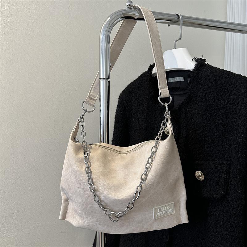 Универсальная сумка-тоут большой вместимости Новая текстурированная сумка-мессенджер для поездок на работу Женская ретро сумка на плечо с цепочкой one size fits all белый
Универсальная сумка-тоут большой вместимости Новая текстурированная сумка-мессенджер для поездок на работу Женская ретро сумка на плечо с цепочкой one size fits all белый