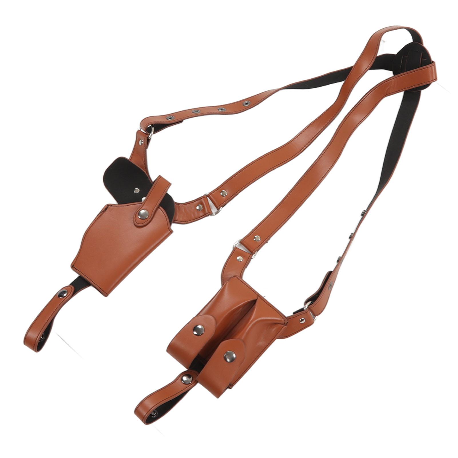 Сумка для інструментів для стрільби на плече лівої/правої руки, ПУ шкіра, подвійний плечовий тримач для інструментів для стрільби, полювання
Сумка для інструментів для стрільби на плече лівої/правої руки, ПУ шкіра, подвійний плечовий тримач для інструментів для стрільби, полювання