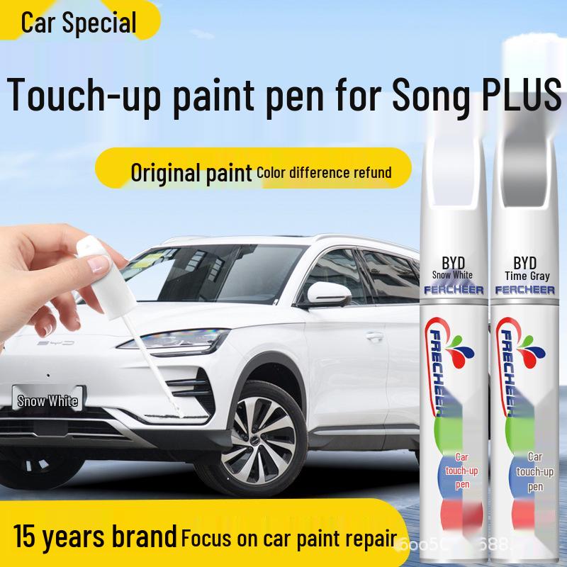 BYD Song Plus Touch-up Paint Pen: Snow Field White, Time Grey, Ash Smoke - EV Car Scratch Repair. Paint Pen + Sandpaper
BYD Song Plus Touch-up Paint Pen: Snow Field White, Time Grey, Ash Smoke - EV Car Scratch Repair. Paint Pen + Sandpaper