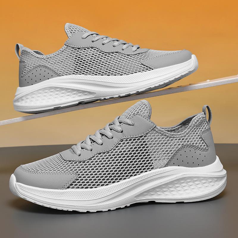 Men s shoes summer hollow mesh shoes breathable thin lightweight casual sports shoes large size travel running shoes men 48 светло-серый
Men s shoes summer hollow mesh shoes breathable thin lightweight casual sports shoes large size travel running shoes men 48 светло-серый