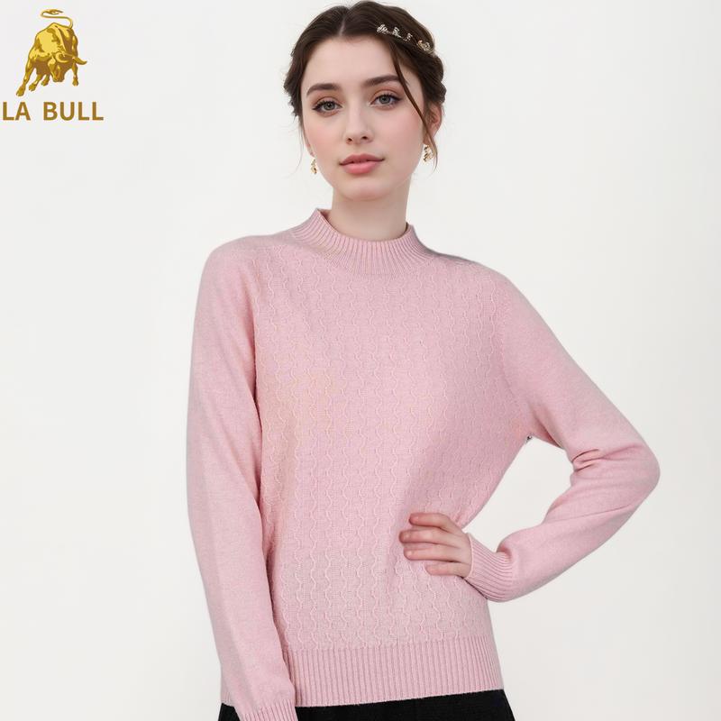 LA BULL Women s Mock Neck Wool Sweater L
LA BULL Women s Mock Neck Wool Sweater L
