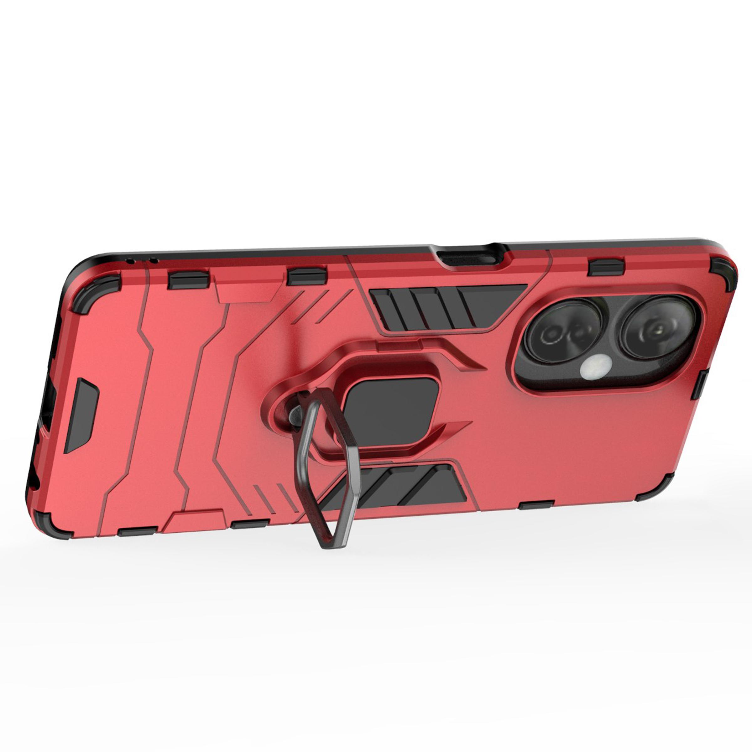 For OnePlus Nord CE 3 Lite 5G/Nord N30 5G Ring Kickstand Phone Case TPU+PC Anti-Scratch Shockproof Cover Red
For OnePlus Nord CE 3 Lite 5G/Nord N30 5G Ring Kickstand Phone Case TPU+PC Anti-Scratch Shockproof Cover Red