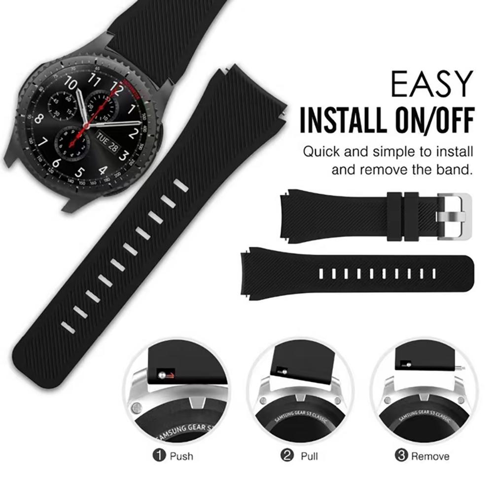 Класичний силіконовий ремінець 22 мм для Samsung Watch 3/Gear S3 Frontier/Huawei Watch 4/4 Pro/GT3 Sports Wristband для Amazfit GTR/Stratos/Pace Amazfit Stratos
Класичний силіконовий ремінець 22 мм для Samsung Watch 3/Gear S3 Frontier/Huawei Watch 4/4 Pro/GT3 Sports Wristband для Amazfit GTR/Stratos/Pace Amazfit Stratos