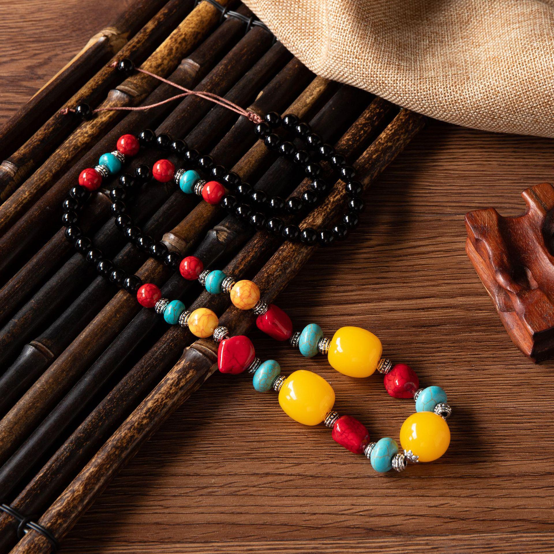 Тибетское этническое ожерелье с подвеской из янтаря для мужчин и женщин
Тибетское этническое ожерелье с подвеской из янтаря для мужчин и женщин