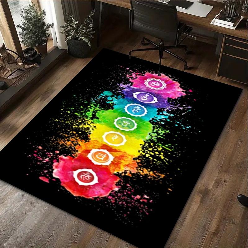 Chakras Rug - Home carpet Office Decorative Carpet For Living Room Bedroom Door Mat Floor Rug Computer Chair Area Rug 40x60cm( 15x23in )
Chakras Rug - Home carpet Office Decorative Carpet For Living Room Bedroom Door Mat Floor Rug Computer Chair Area Rug 40x60cm( 15x23in )