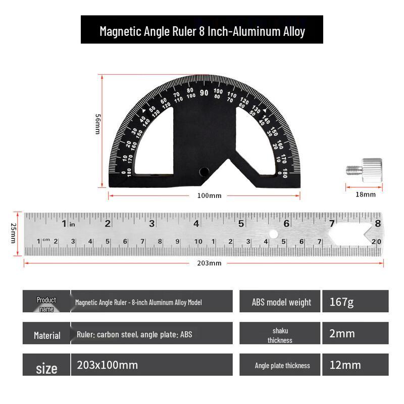 SMVP Aluminum Alloy Woodworking Marking Edge Ruler CN plug (adapter included)
SMVP Aluminum Alloy Woodworking Marking Edge Ruler CN plug (adapter included)