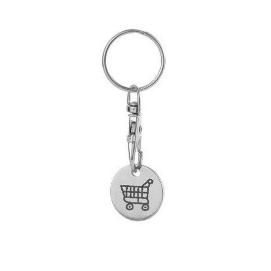 Stainless Steel Token Keychain with Laser Logo for Supermarket Shopping Carts
Stainless Steel Token Keychain with Laser Logo for Supermarket Shopping Carts