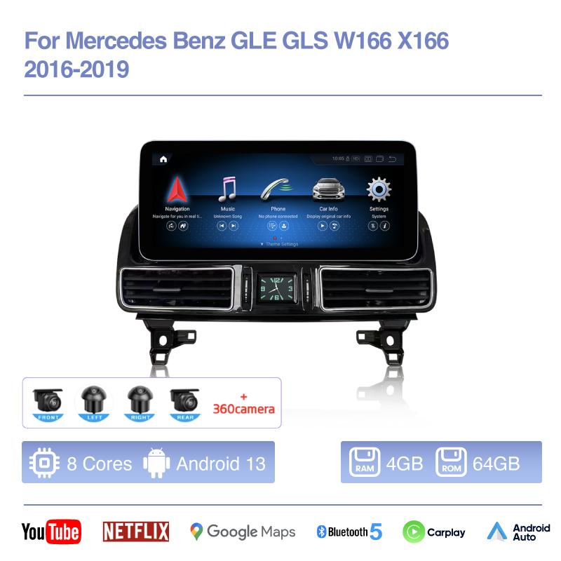Для Mercedes Benz GLE GLS W166 X166 2016-2019 Carplay 12.8” Android 13 Автомобільний Мультимедійний Відео Плеєр Навігація GPS 4G 360 камера
Для Mercedes Benz GLE GLS W166 X166 2016-2019 Carplay 12.8” Android 13 Автомобільний Мультимедійний Відео Плеєр Навігація GPS 4G 360 камера