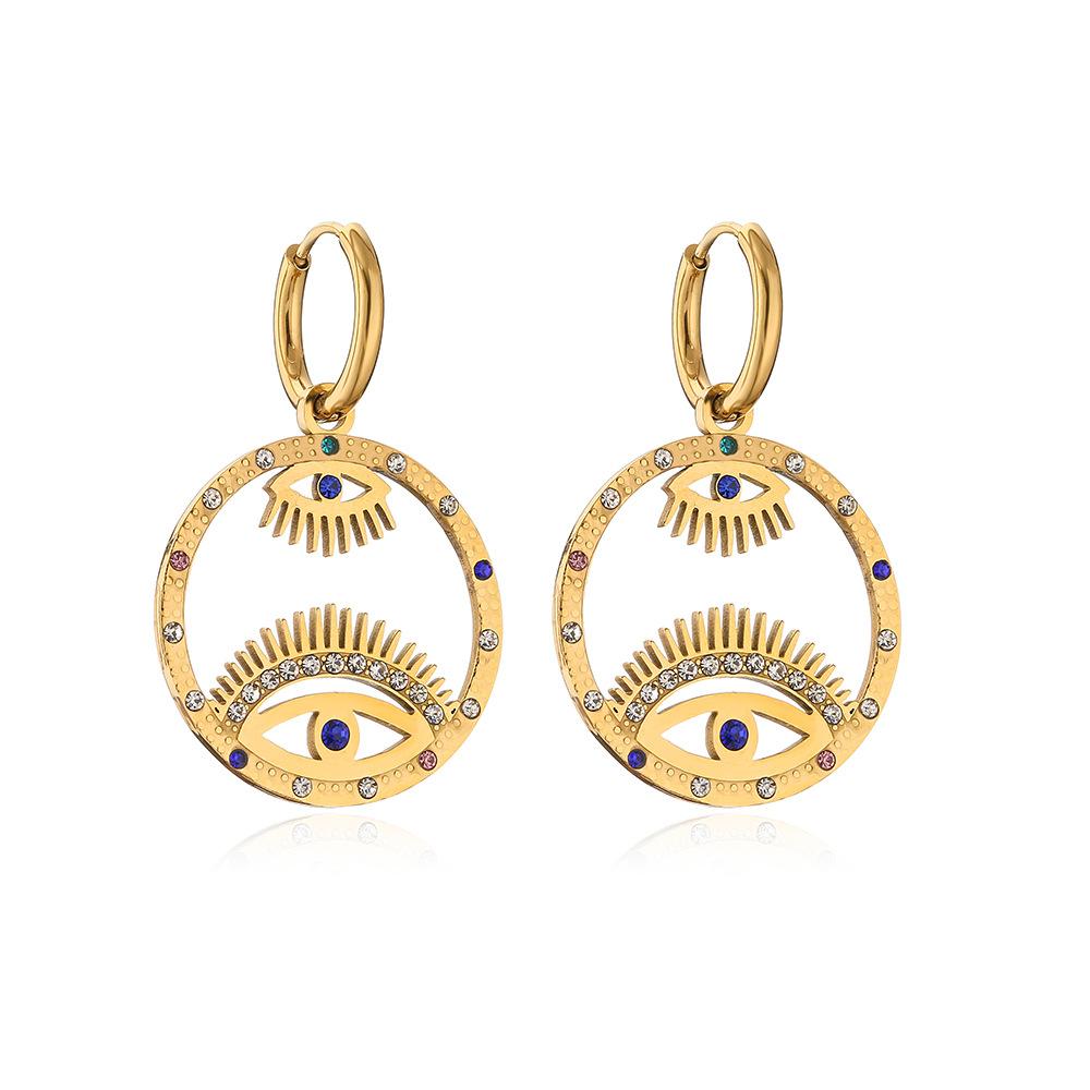Редкие серьги-подвески из титановой стали с цирконом «Глаз дьявола» для женщин, расширенные универсальные серьги INS, новые 3.9cm
Редкие серьги-подвески из титановой стали с цирконом «Глаз дьявола» для женщин, расширенные универсальные серьги INS, новые 3.9cm