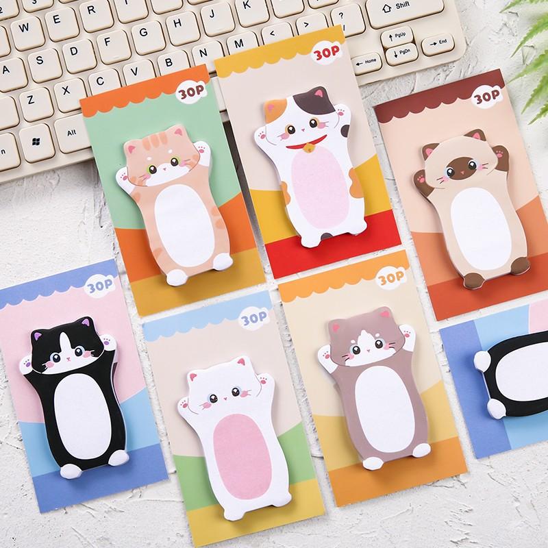 6 Pcs Cute Cartoon Cat Sticky Notes Strong Adhesive Creative Memo Pad Aesthetic Planner To Do List Stickers Students Office Use
6 Pcs Cute Cartoon Cat Sticky Notes Strong Adhesive Creative Memo Pad Aesthetic Planner To Do List Stickers Students Office Use