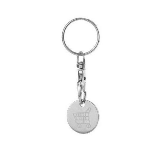 Stainless Steel Token Keychain with Laser Logo for Supermarket Shopping Carts
Stainless Steel Token Keychain with Laser Logo for Supermarket Shopping Carts