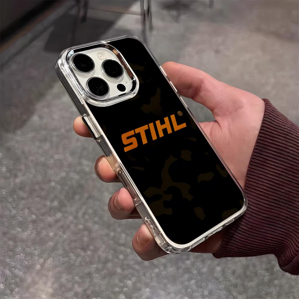 S-STIHLs Chainsaw Logo Phone Case For IPhone 17 Air 16 E 15 14 13 12 11 Plus Pro Max Electroplated Transparent Soft Shell iPhone 15 Pro
S-STIHLs Chainsaw Logo Phone Case For IPhone 17 Air 16 E 15 14 13 12 11 Plus Pro Max Electroplated Transparent Soft Shell iPhone 15 Pro