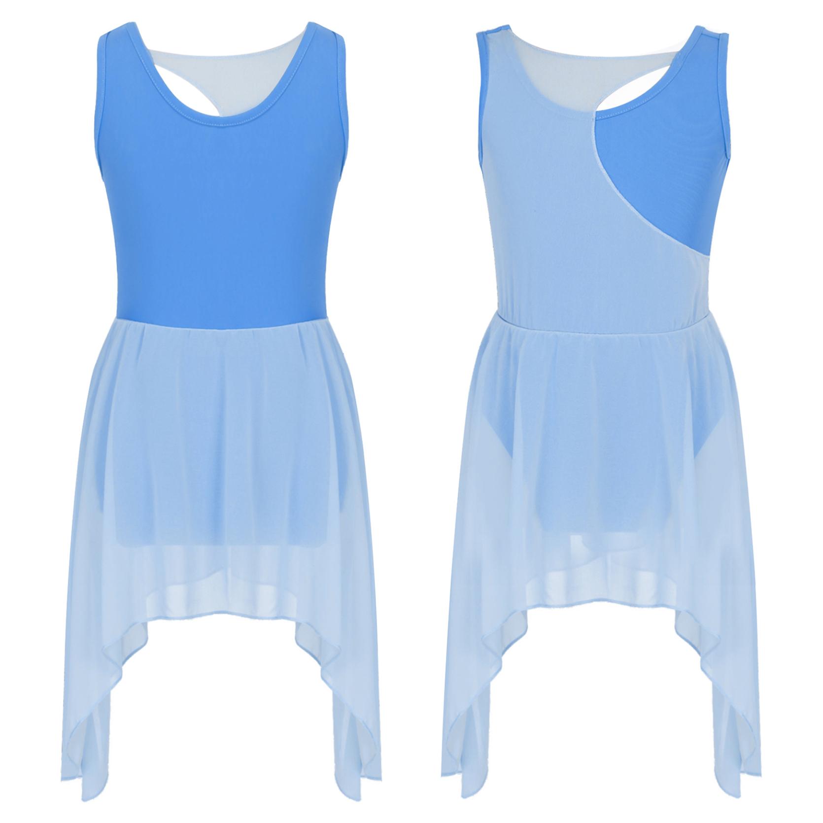 Платье без рукавов в стиле пэчворк для девочек, платье контрастного цвета, современный лирический балет, латинский танец, юбка с неровным подолом 7-8 Years светло-синий
Платье без рукавов в стиле пэчворк для девочек, платье контрастного цвета, современный лирический балет, латинский танец, юбка с неровным подолом 7-8 Years светло-синий