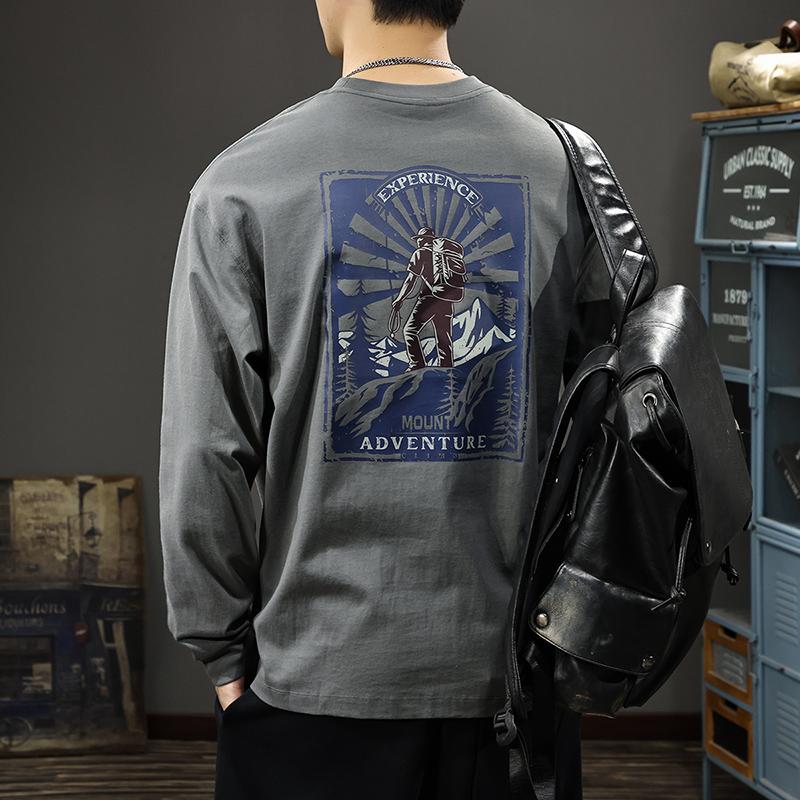 Весенне-осенняя американская трендовая брендовая мужская футболка с длинным рукавом, плотная хлопковая футболка, осенний свободный повседневный свитер 3XL темно-серого
Весенне-осенняя американская трендовая брендовая мужская футболка с длинным рукавом, плотная хлопковая футболка, осенний свободный повседневный свитер 3XL темно-серого