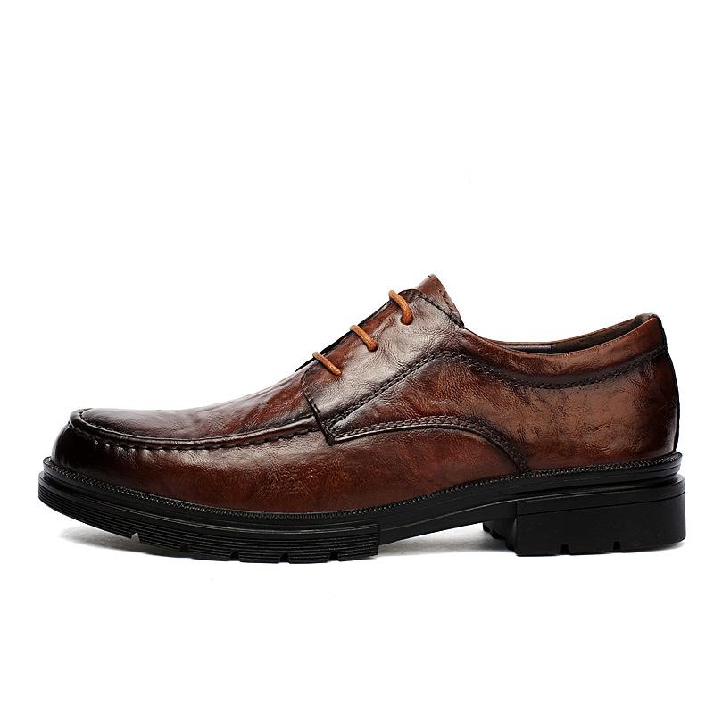 Men s shoes platform-soled versatile business leather shoes Korean version trendy casual leather shoes black formal men s best man groom wedding shoes 37 чорний
Men s shoes platform-soled versatile business leather shoes Korean version trendy casual leather shoes black formal men s best man groom wedding shoes 37 чорний